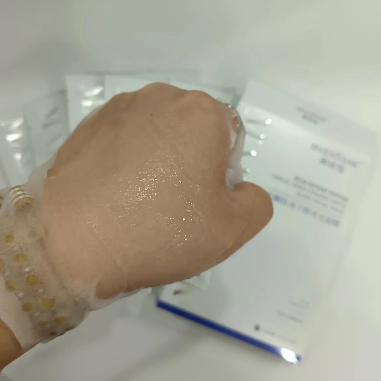 美修加蓝铜肽冻干粉水光面膜（舒缓修护）有内托，一盒5片，一件100盒，（保质期2028年10月29日 图片 8