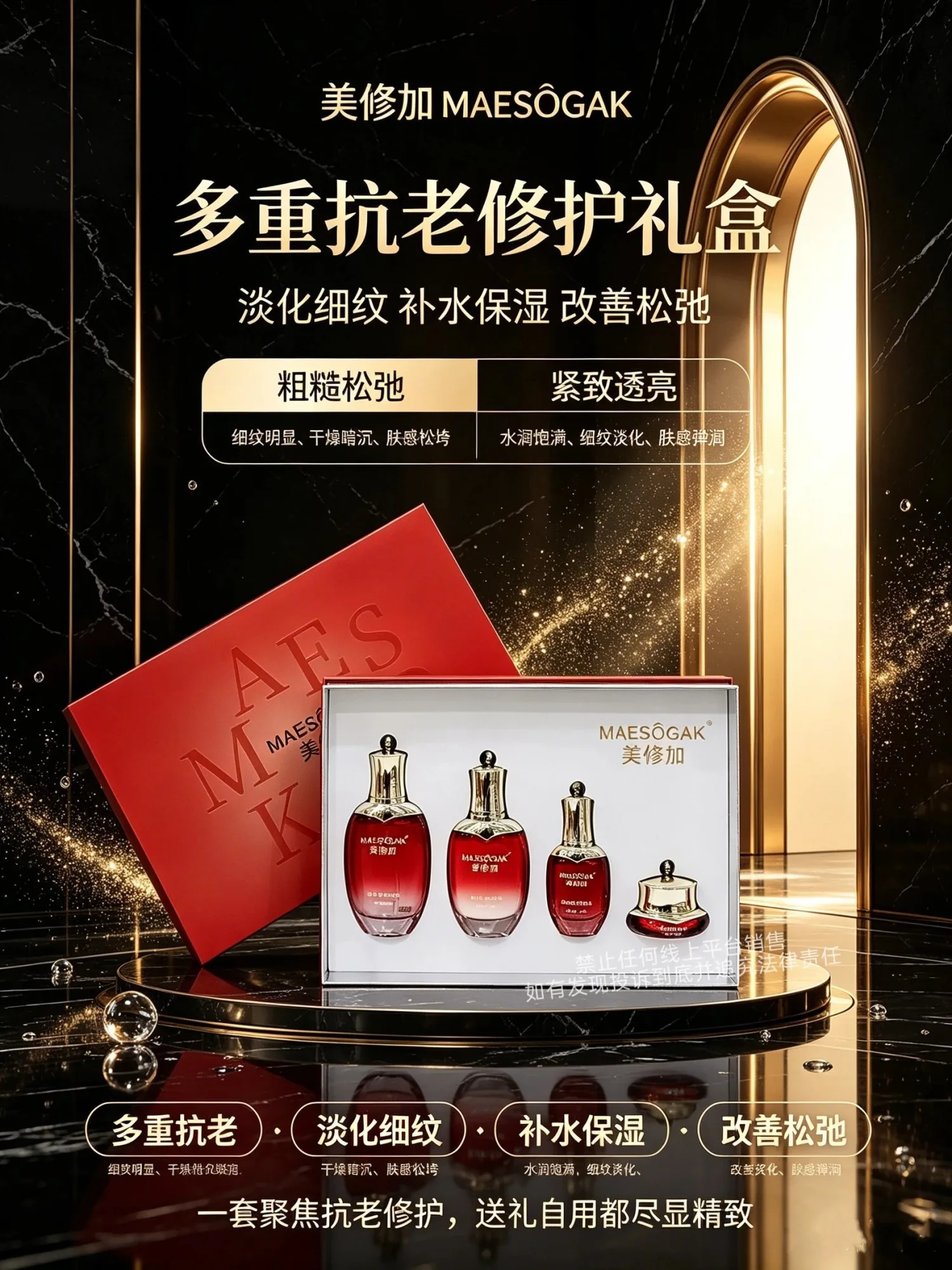 美修加高端家居护肤系列(4款功效)，箱规是 14套/件，保质期 2029 年4月1日，套盒重:2kg 图片 5