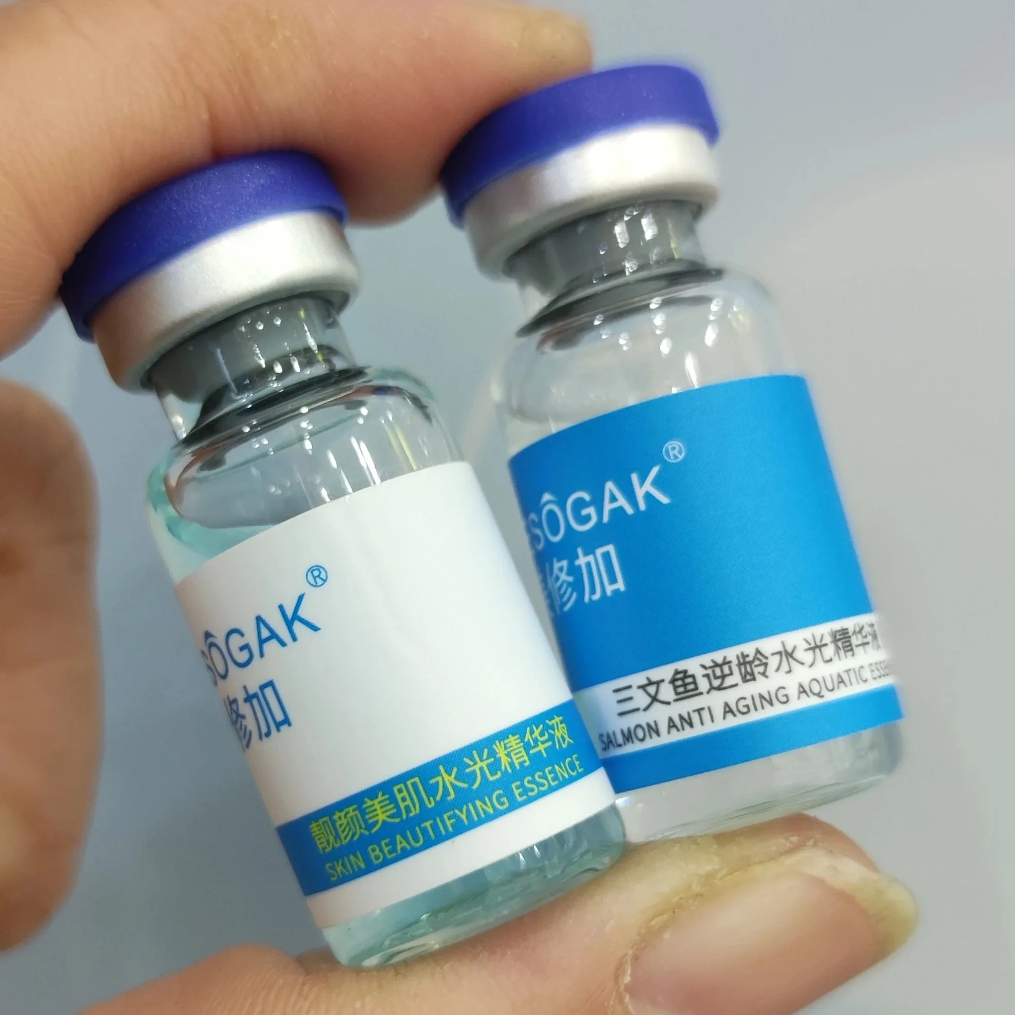 美修加靓肤水光套，3毫升×100支 重1.1公斤 一件10套 （靓颜美肌水光精华液50支➕三文鱼逆龄水光精华液50支）（保质期2028年2月23号 图片 2