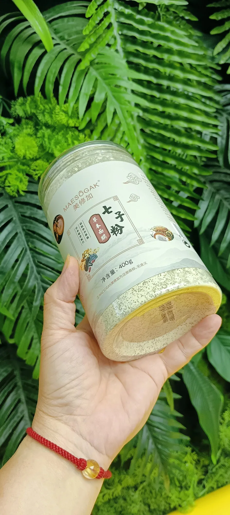 美修加草本面膜七子粉，草本海藻面膜粉，净含量400g，产品重0.5公斤。（保质期:2029年4月1日，无规格箱 图片 4