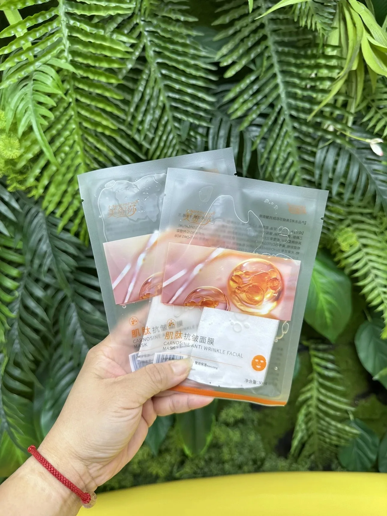 美缇莎肌肽抗皱面膜，30ml＊5片/盒，100盒/件，有内托，保质期2028年6月11日 图片 9