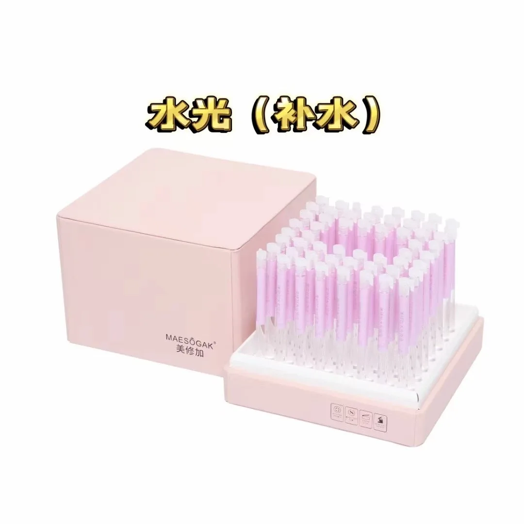美修加-无针水光精华液，六款功效，高端全皮套盒，规格：4ml×56支/盒，18套/件，21.3公斤/件，1.2公斤/盒，保质期2029年2月 图片 4