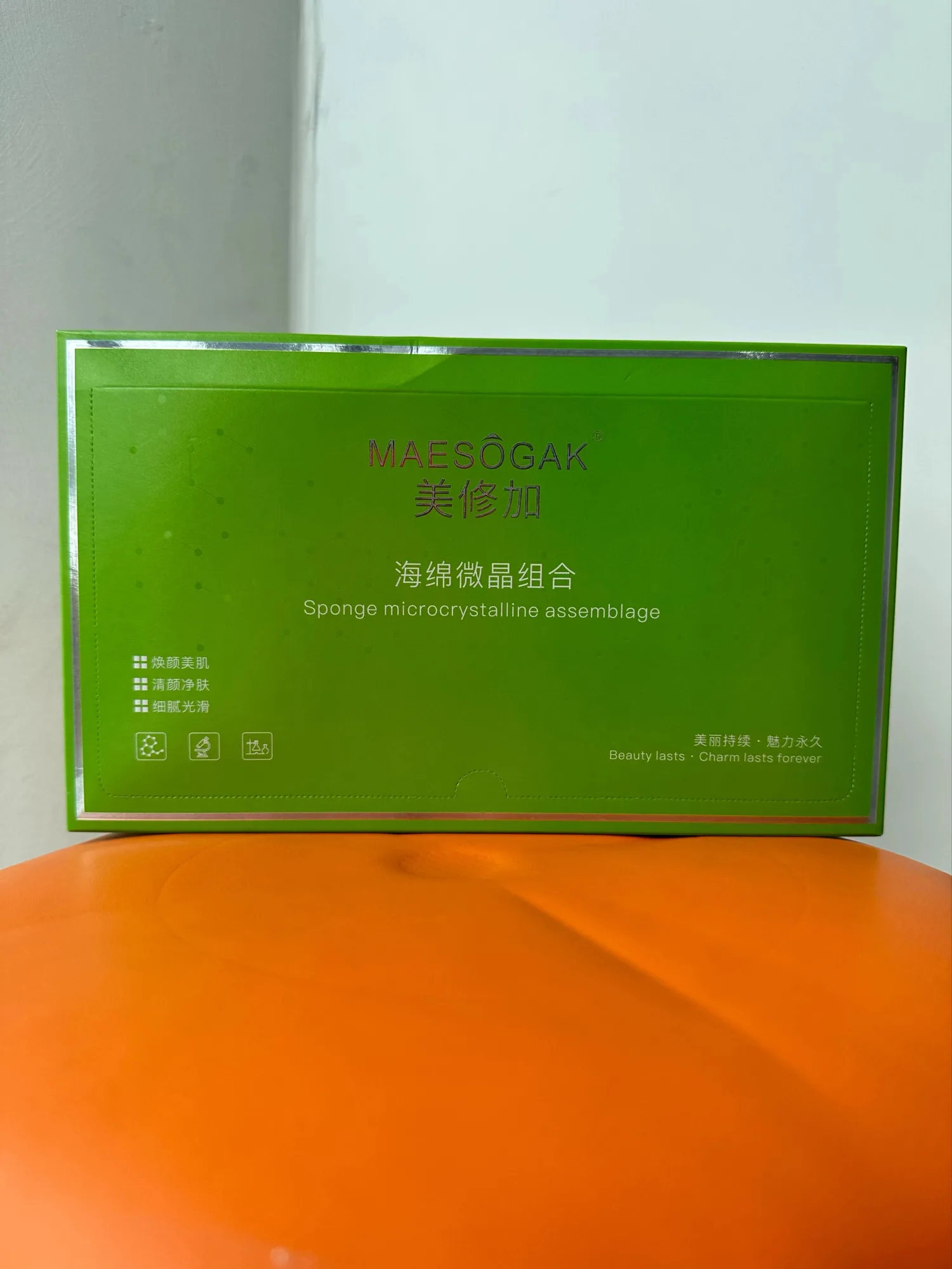 2029年1月2号，美修加海绵微晶组合，绿色海绵微晶，5次/盒，一件100盒，0.2公斤， 图片 4