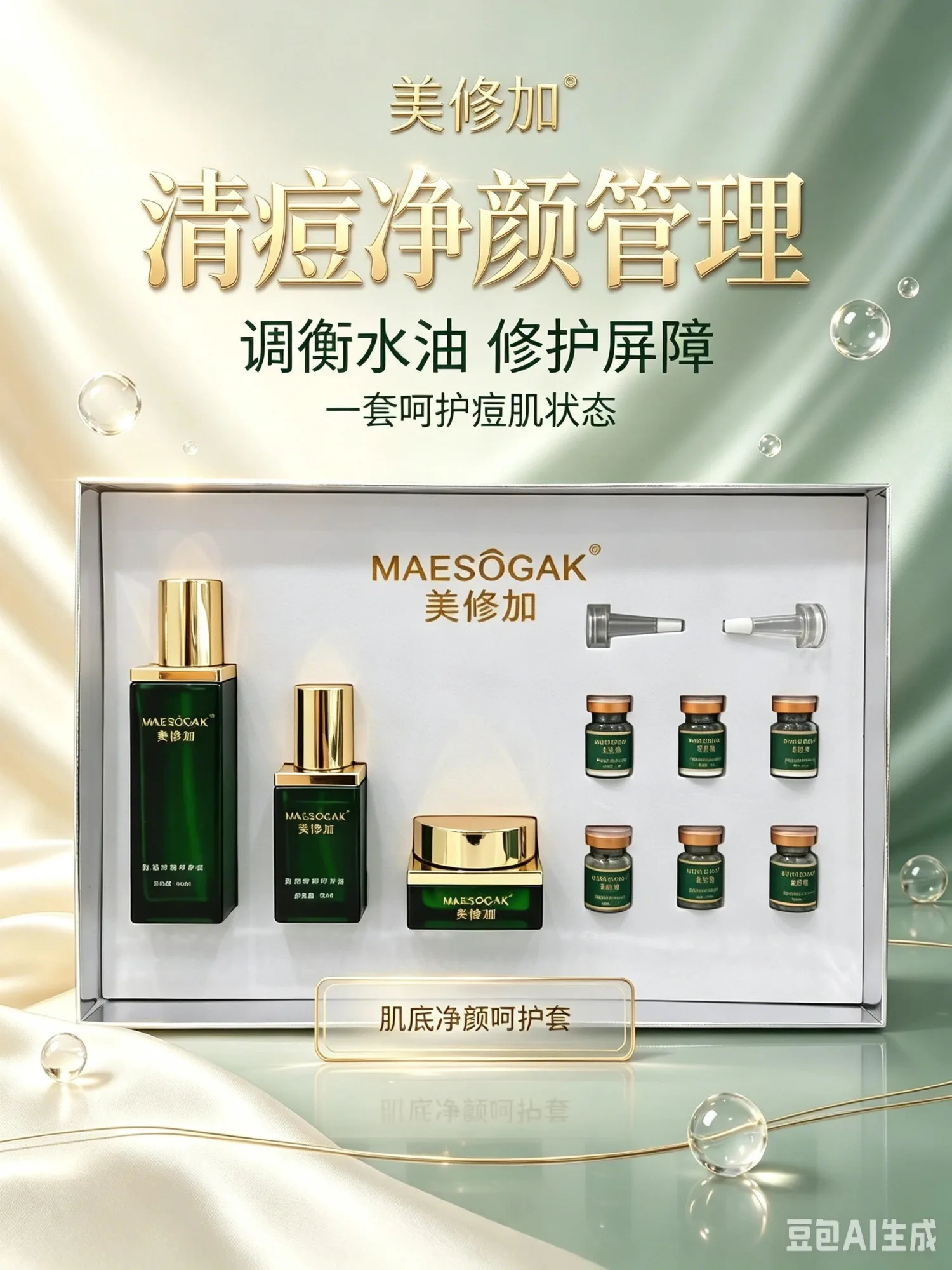 美修加高端家居护肤系列(4款功效)，箱规是 14套/件，保质期 2029 年4月1日，套盒重:2kg 图片 7